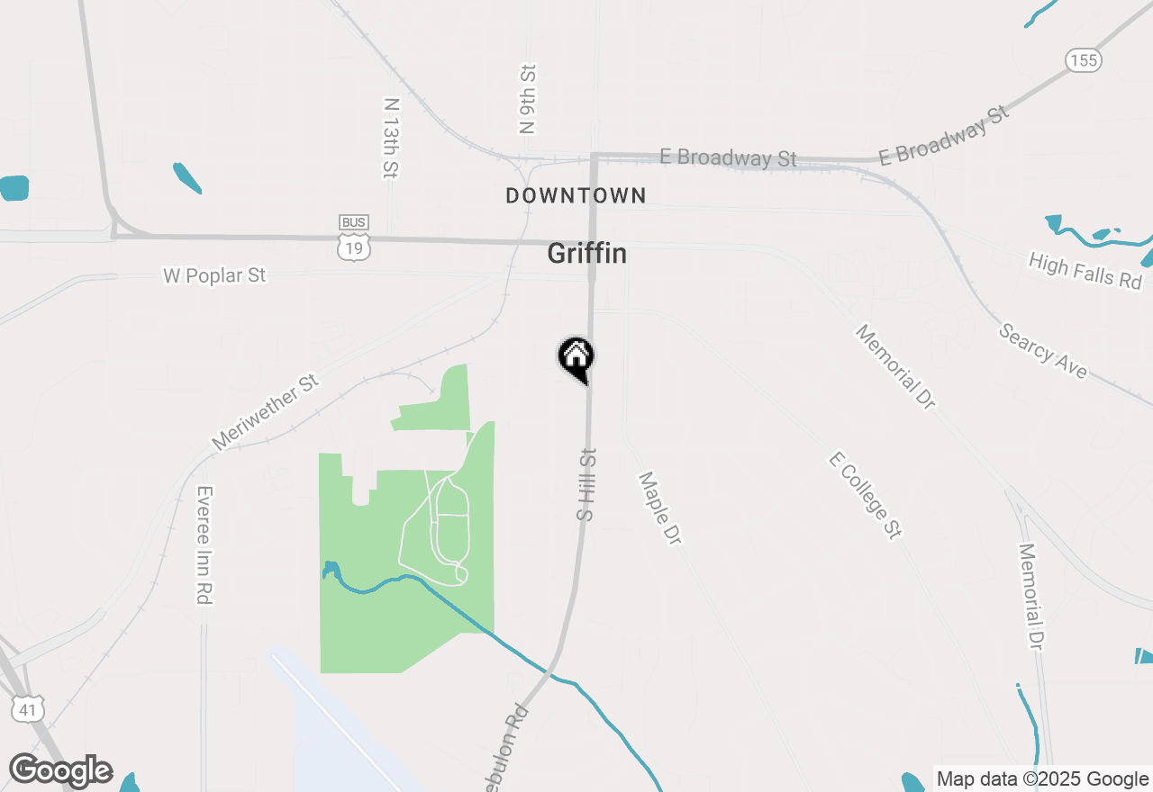 Map of 557 S Hill Street, Griffin, GA 30224