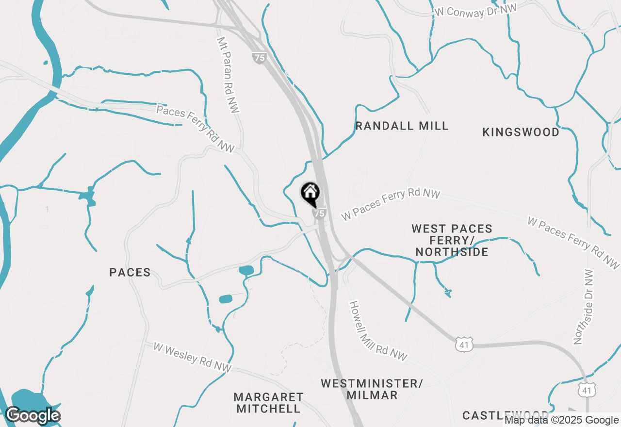 Map of 1401 W Paces Ferry Road Nw #2109, Atlanta, GA 30327