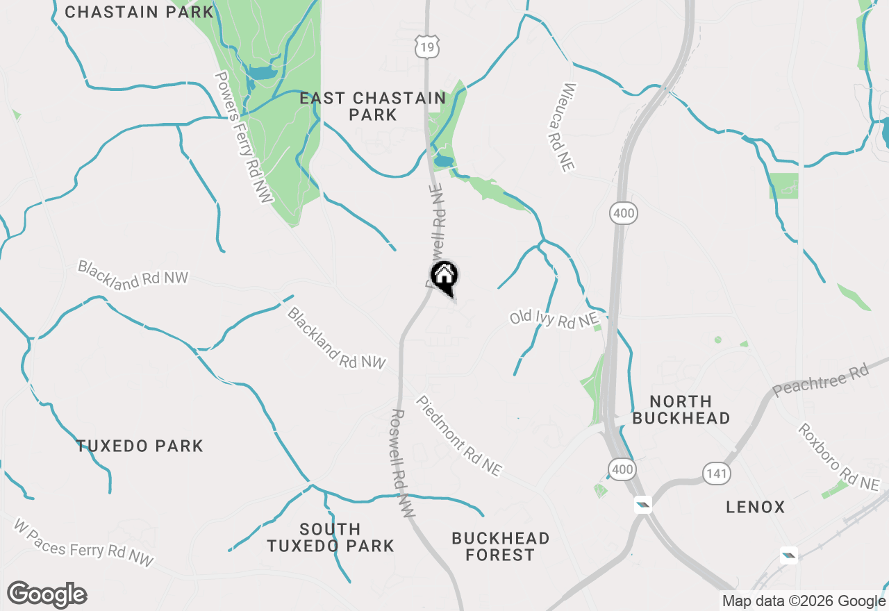 Map of 7 Ivy Gates Ne, Atlanta, GA 30342