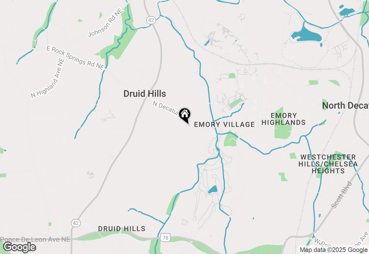 Map of 1211 Oakdale Road, Atlanta, GA 30307
