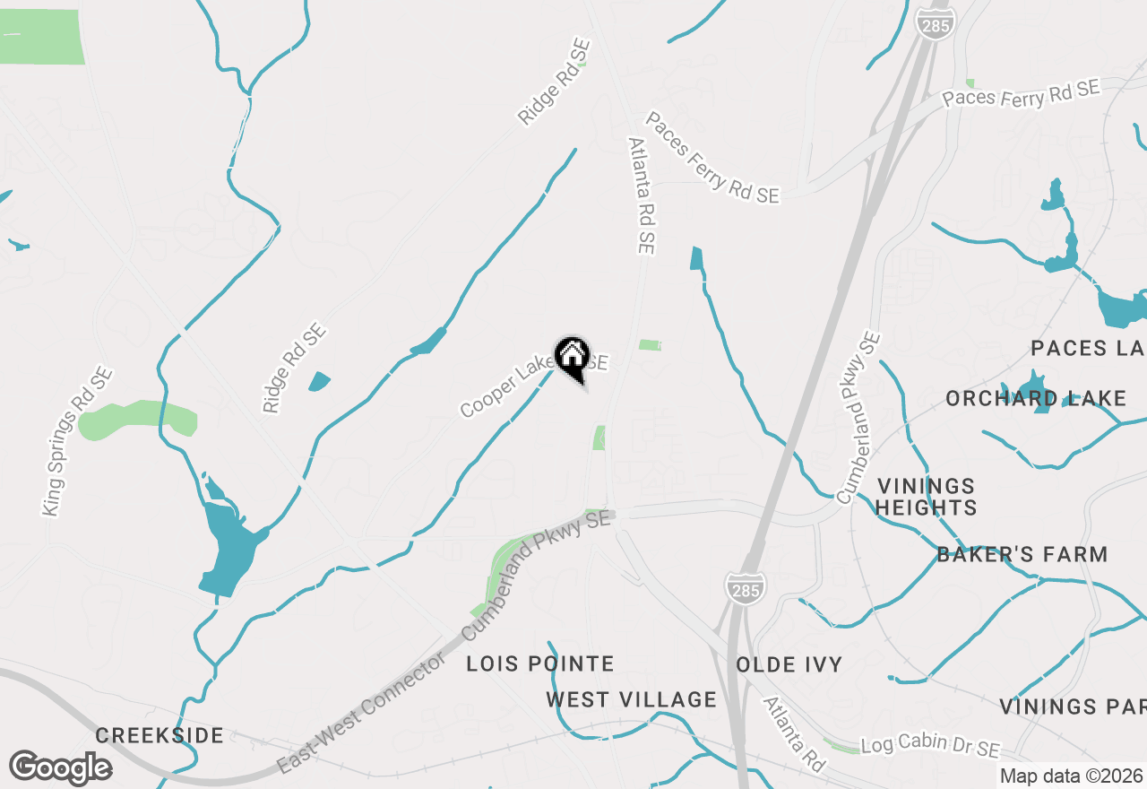 Map of 4069 Coopers Hill Drive Se, Smyrna, GA 30080