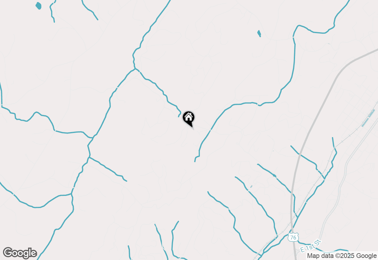 Map of 353 Sunrise Road, Blue Ridge, GA 30513