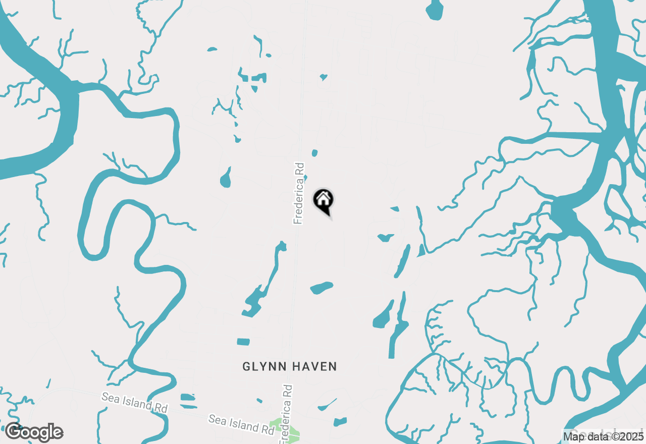 Map of 116 Harrogate Road, St Simons Island, GA 31522