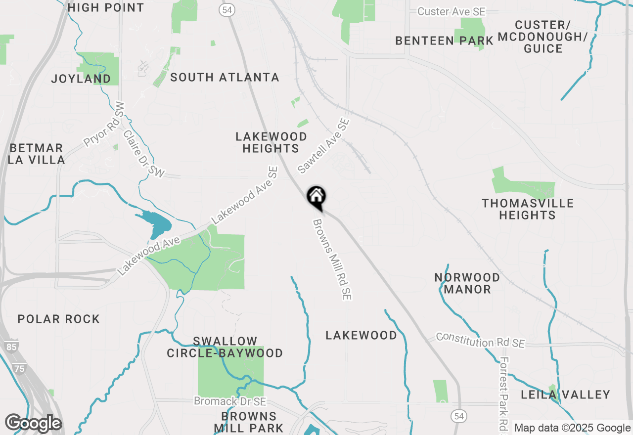 Map of 1901 Browns Mill Road Se, Atlanta, GA 30315