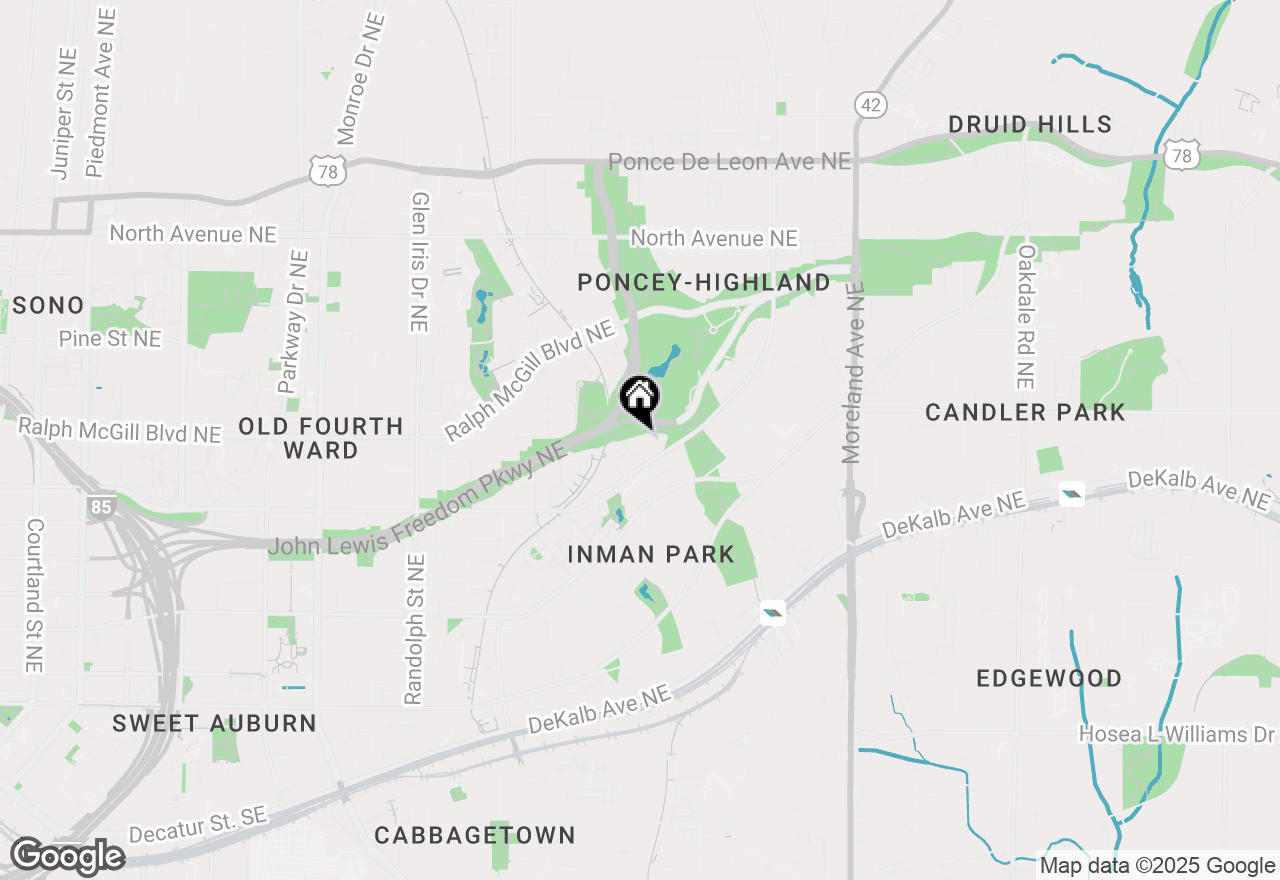 Map of 901 Bernina Avenue Ne #2, Atlanta, GA 30307