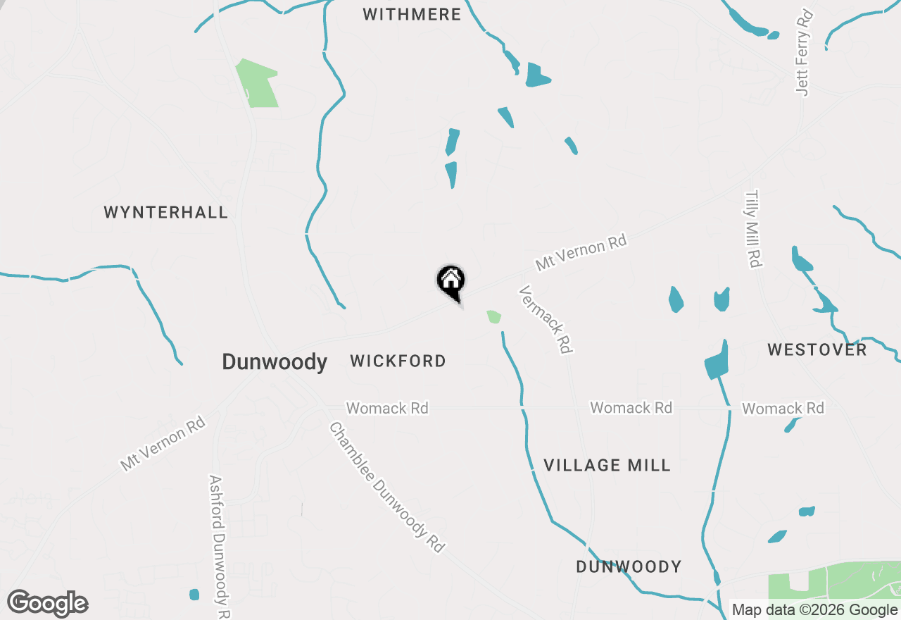 Map of 1863 Mount Vernon Road, Dunwoody, GA 30338