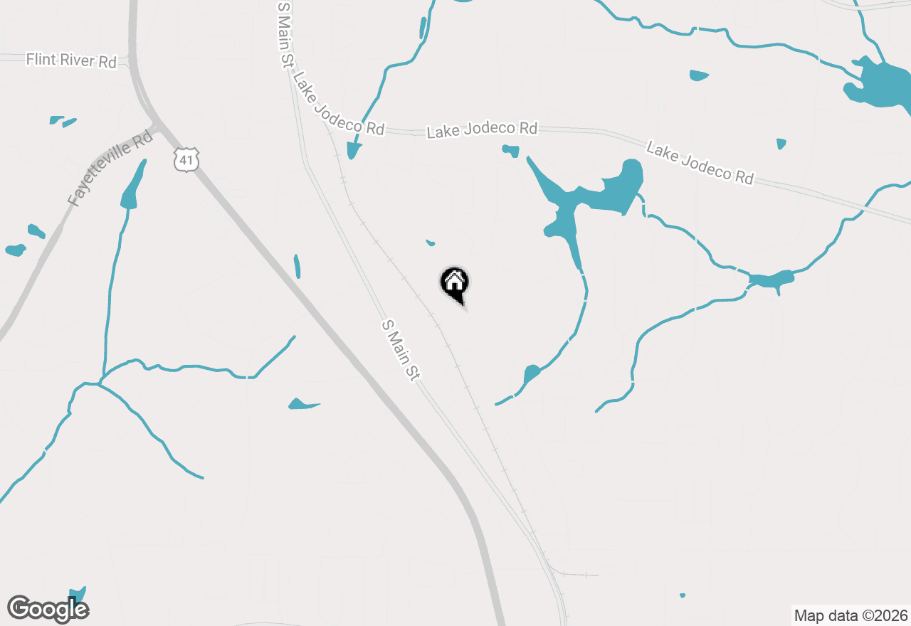 Map of 9172 Turner Road, Jonesboro, GA 30236