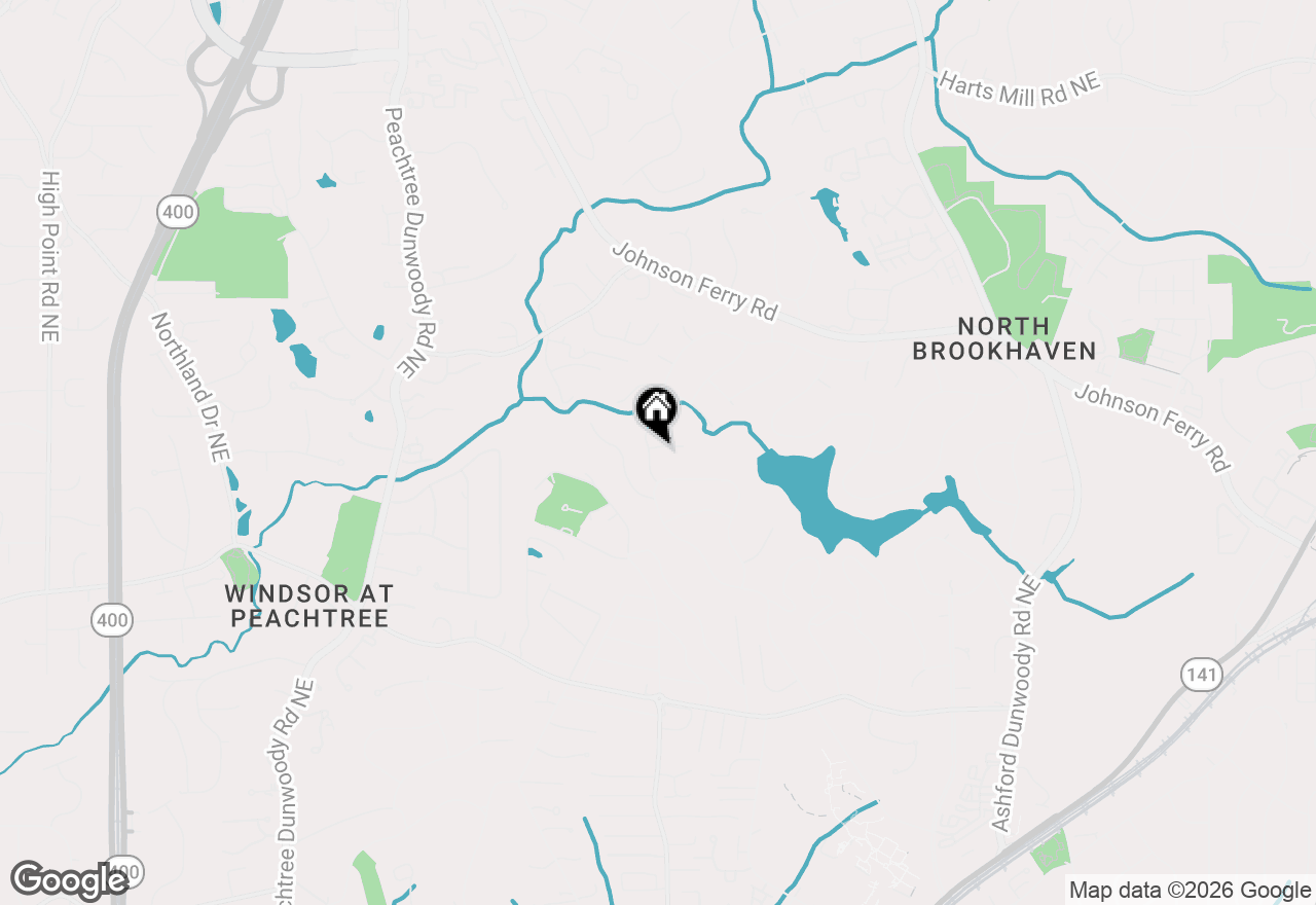 Map of 3379 Rennes Drive Ne, Brookhaven, GA 30319