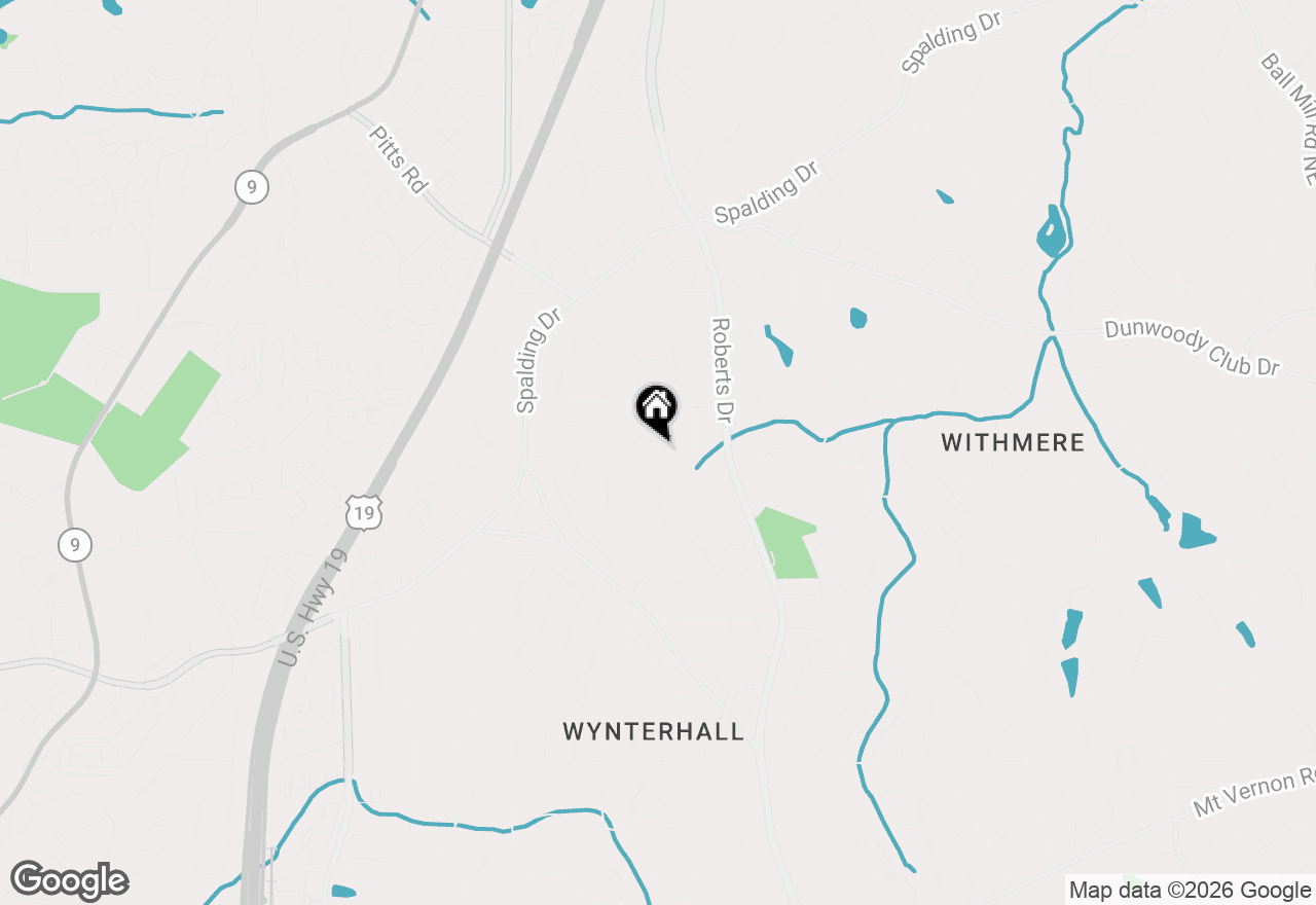 Map of 1135 Aurora Court, Dunwoody, GA 30338