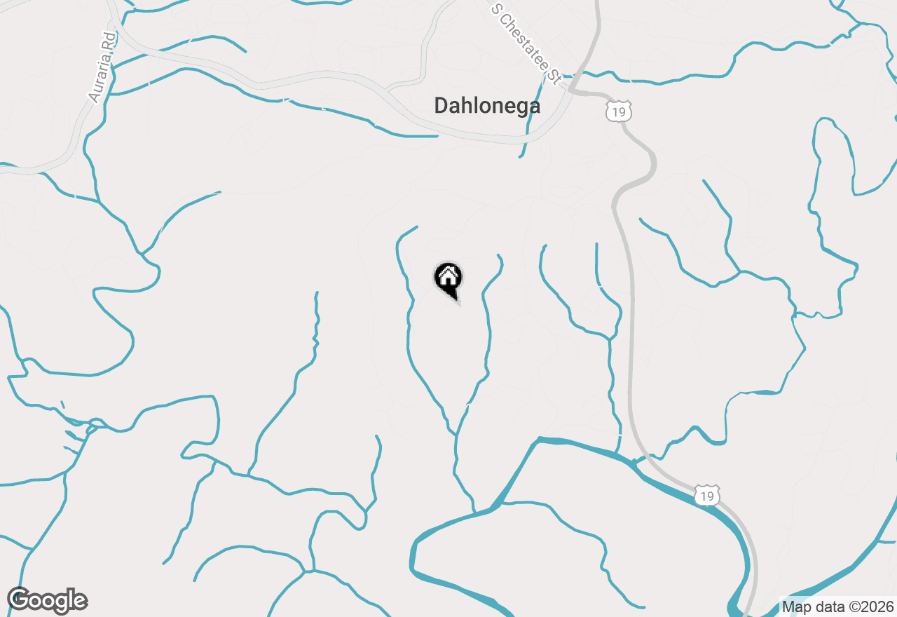 Map of 567 Crown Mountain Way, Dahlonega, GA 30533