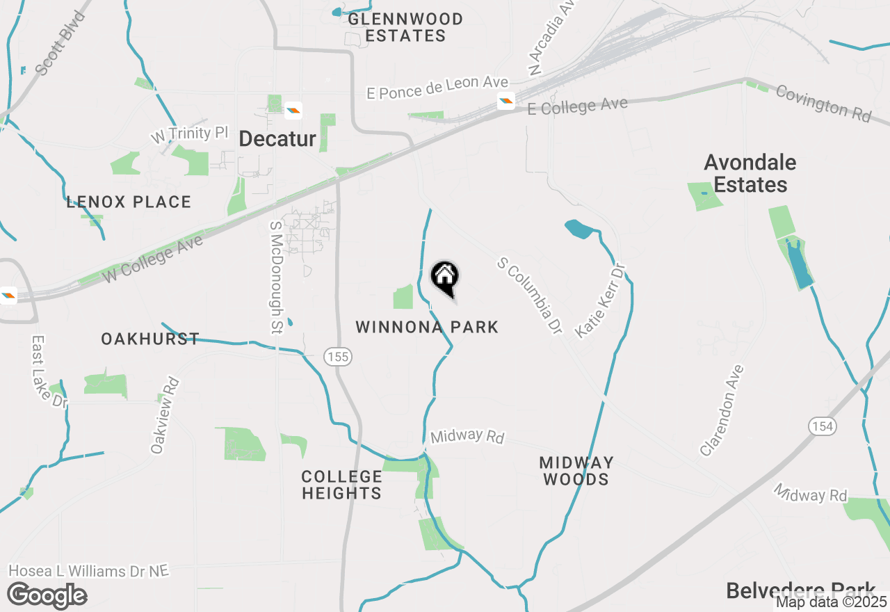 Map of 226 Inman Drive, Decatur, GA 30030