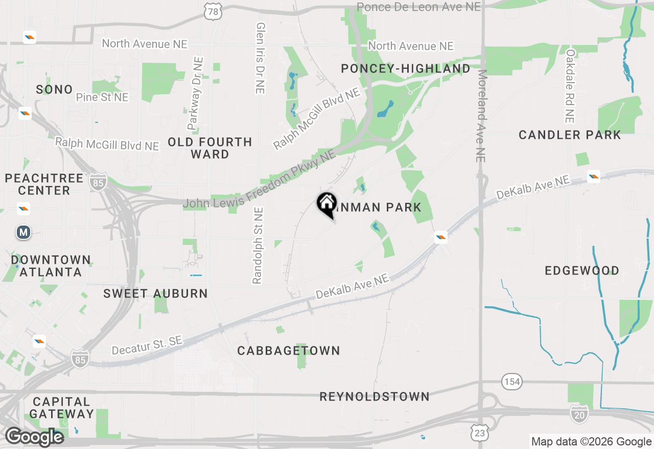 Map of 788 Lake Avenue Ne, Atlanta, GA 30307