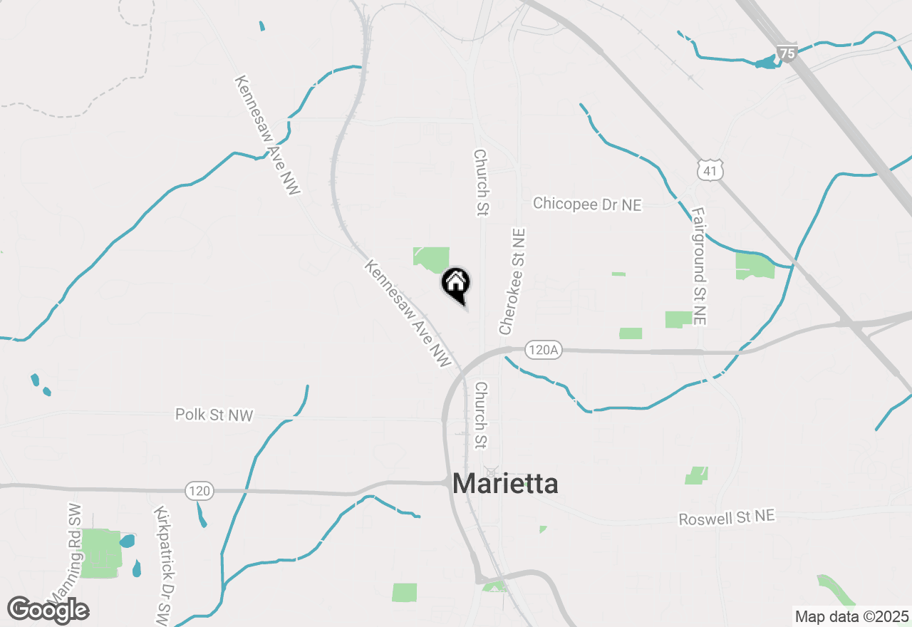 Map of 29 Sessions Street Nw, Marietta, GA 30060