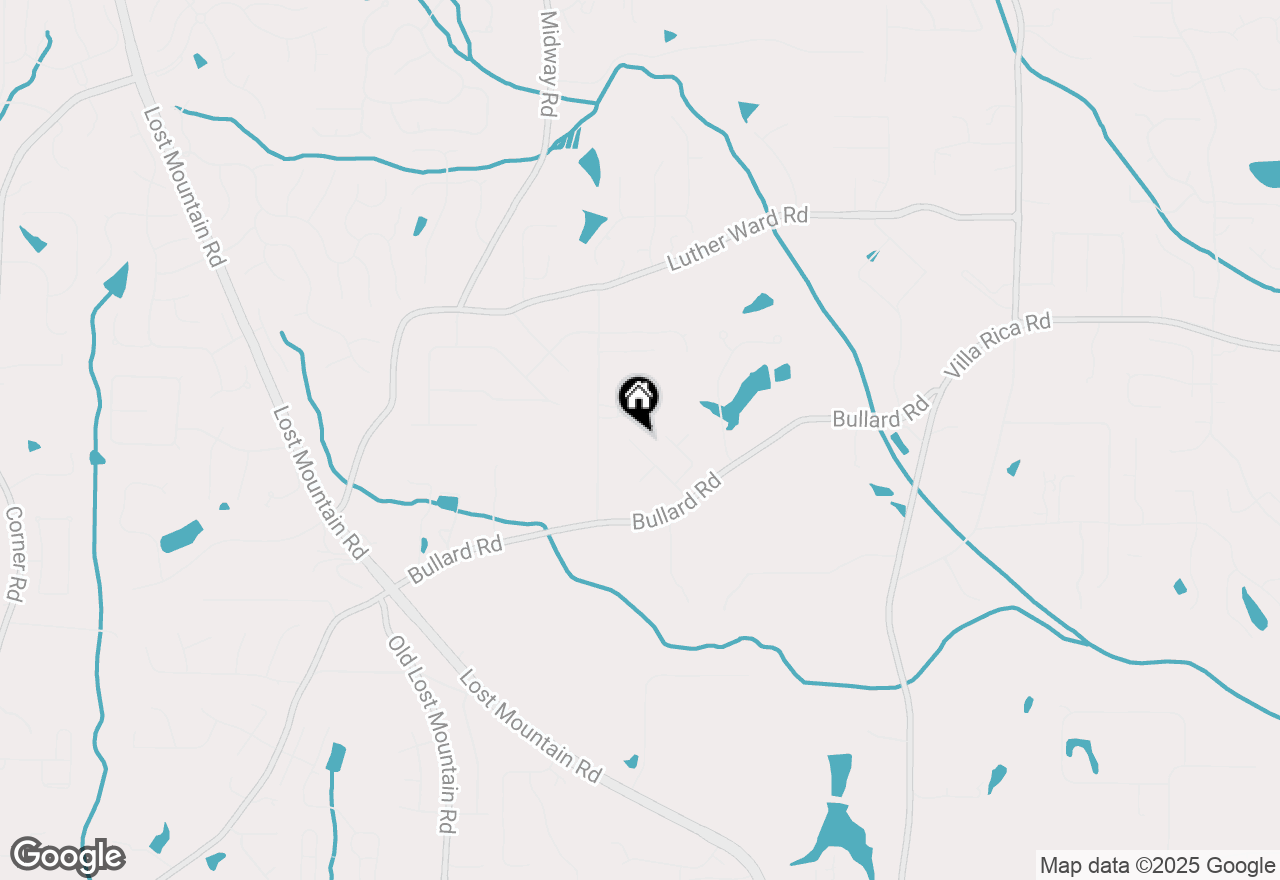 Map of 1515 Bullard Place, Powder Springs, GA 30127