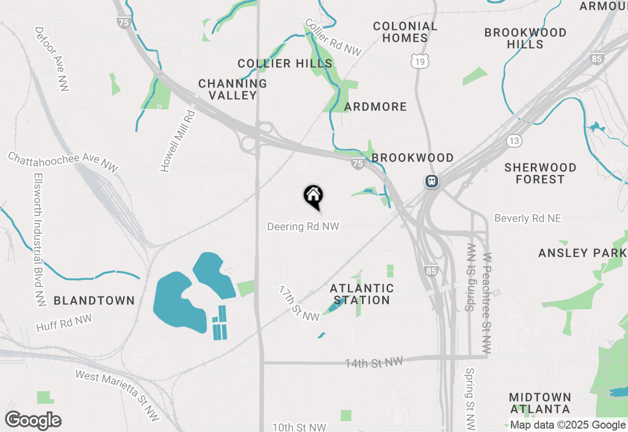 Map of 456 Hascall Road Nw, Atlanta, GA 30309