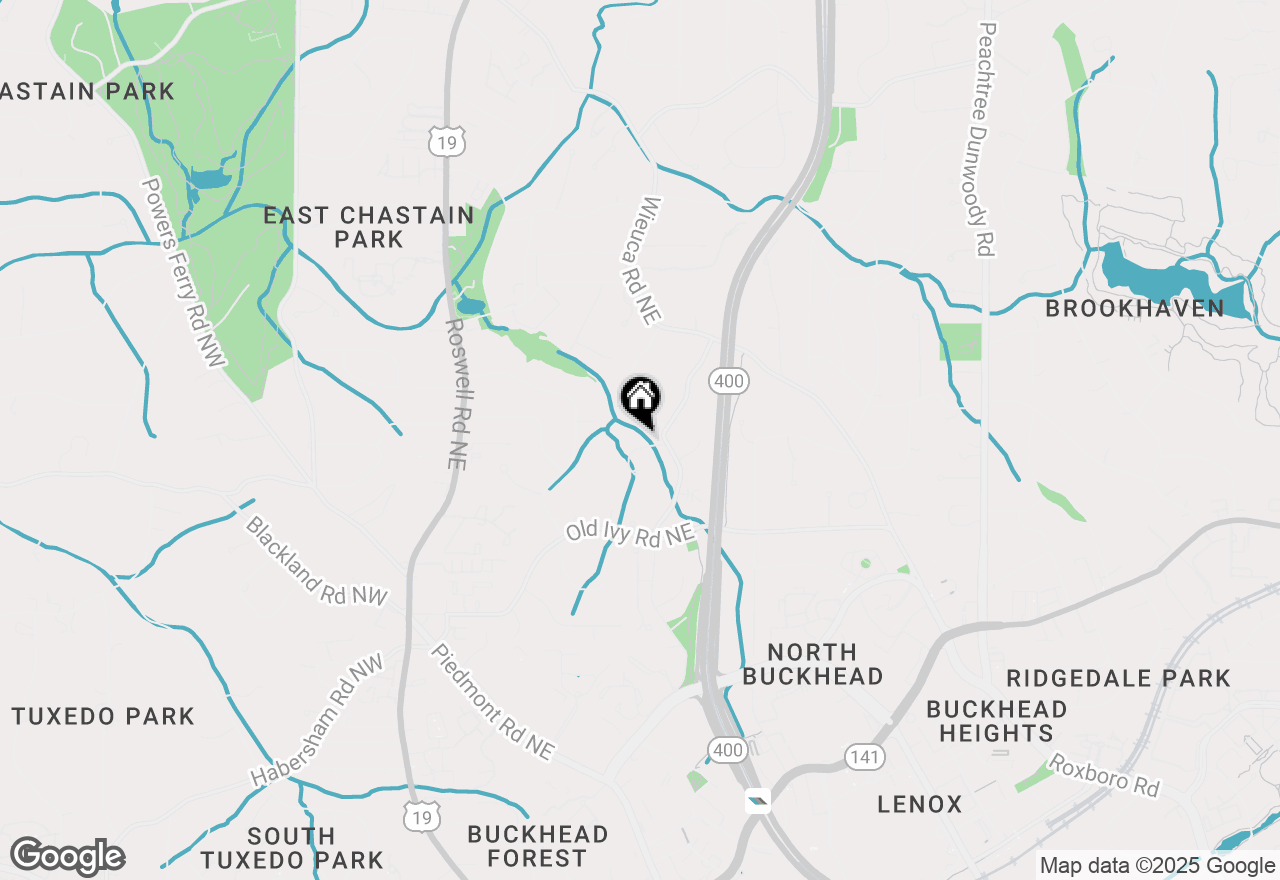 Map of 390 Ivy Knoll Ne, Atlanta, GA 30342