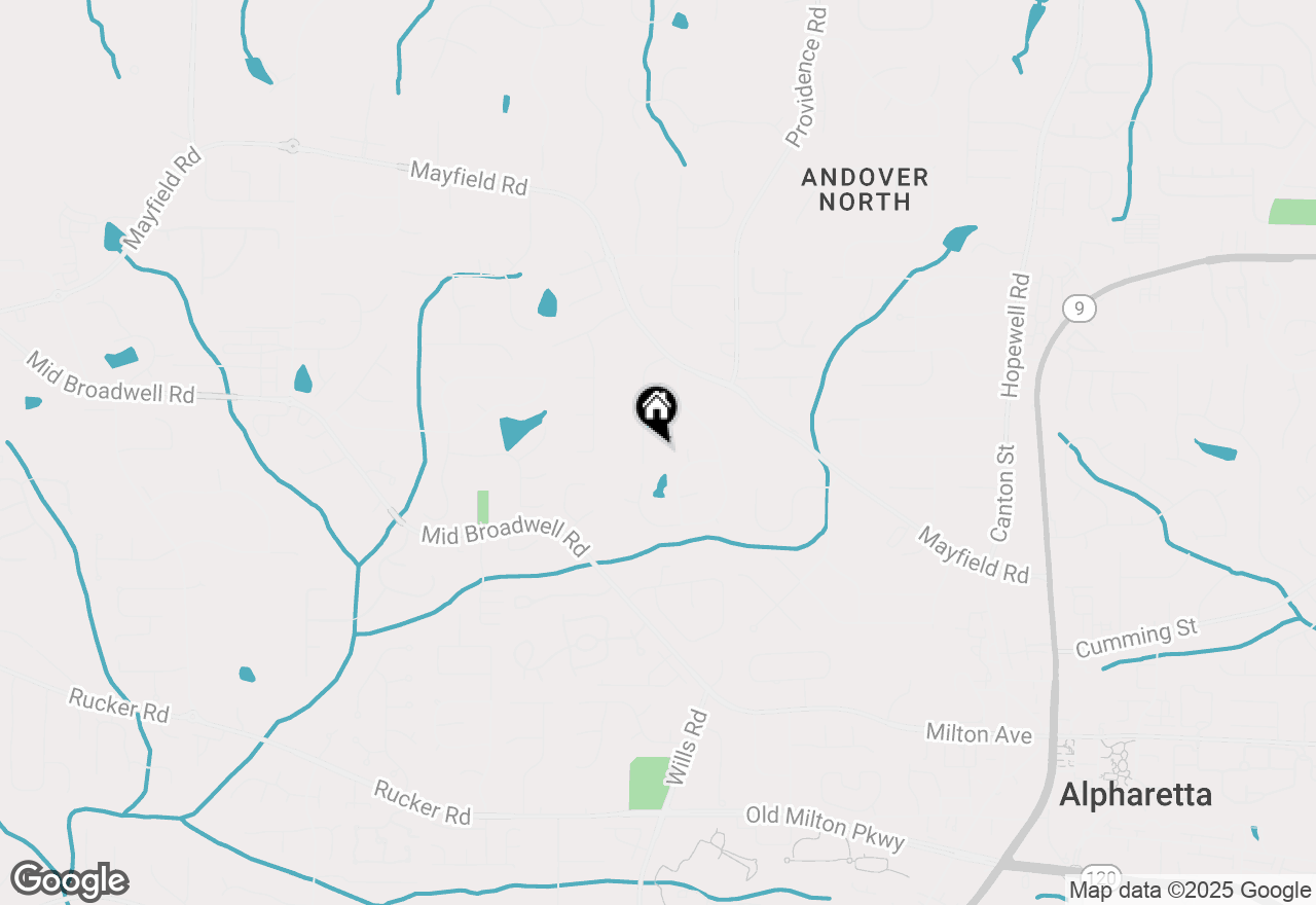 Map of 285 Dania Drive, Alpharetta, GA 30009