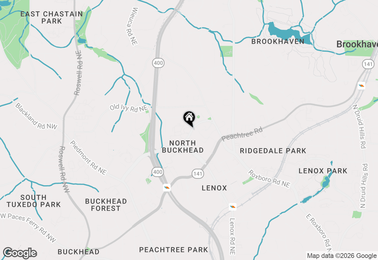 Map of 700 Park Regency Place Ne #1604, Atlanta, GA 30326