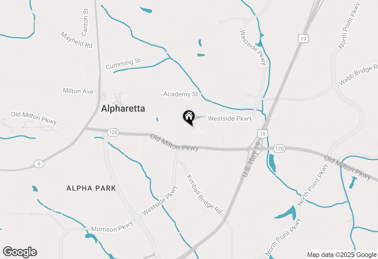 Map of 132 Grand Crescent, Alpharetta, GA 30009