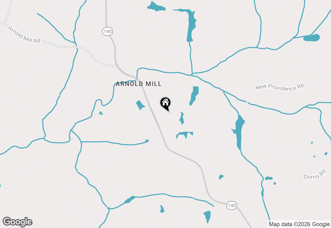 Map of 13585A Arnold Mill Rd Road, Milton, GA 30075