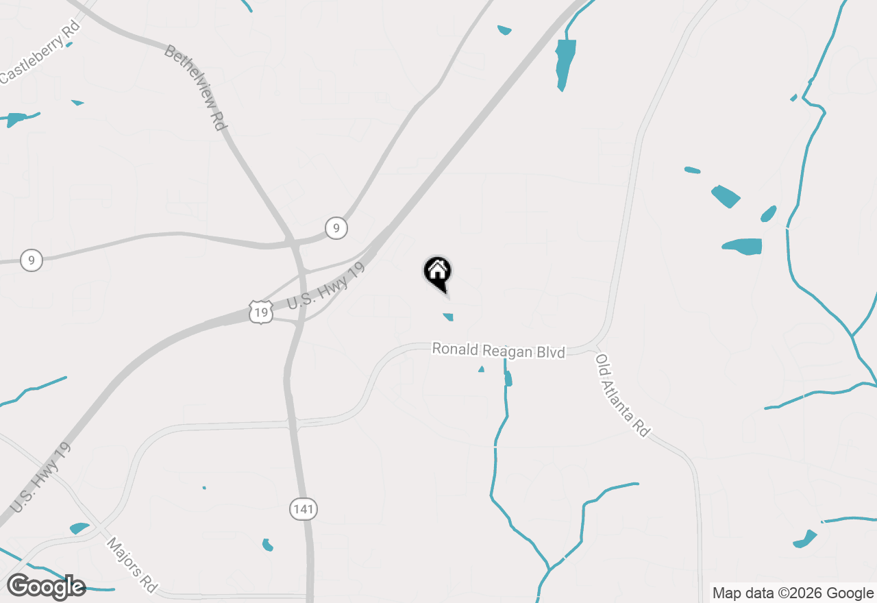 Map of 3045 Durham Ridge Lane, Cumming, GA 30041