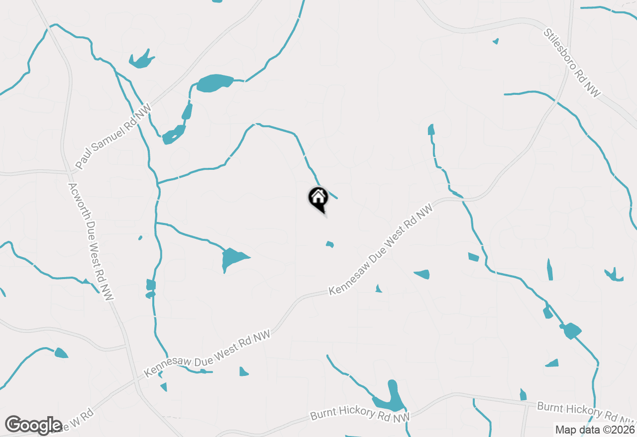 Map of 1050 Hamilton Road, Kennesaw, GA 30152