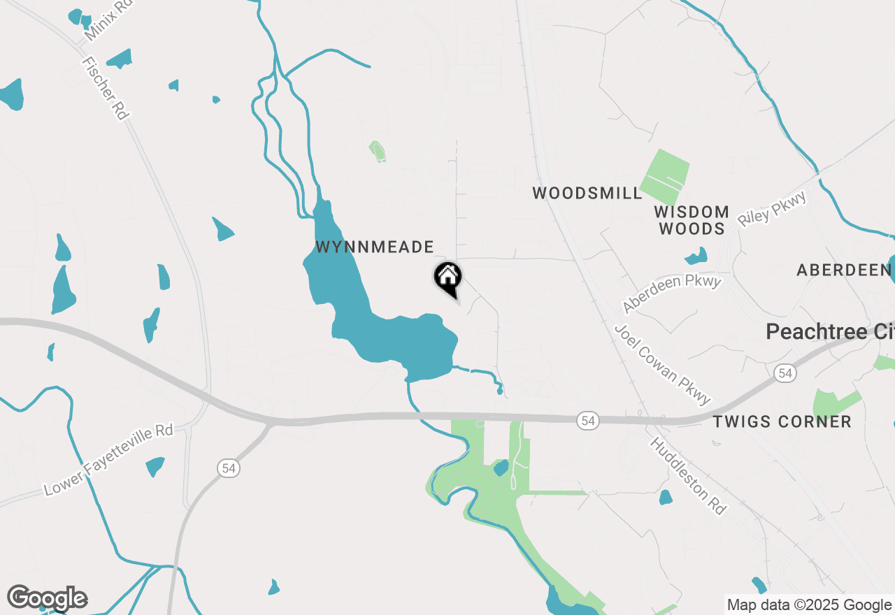 Map of 137 Wynnmeade Parkway, Peachtree City, GA 30269
