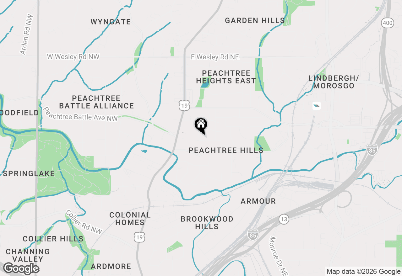 Map of 2365 Glenwood Drive Ne, Atlanta, GA 30305