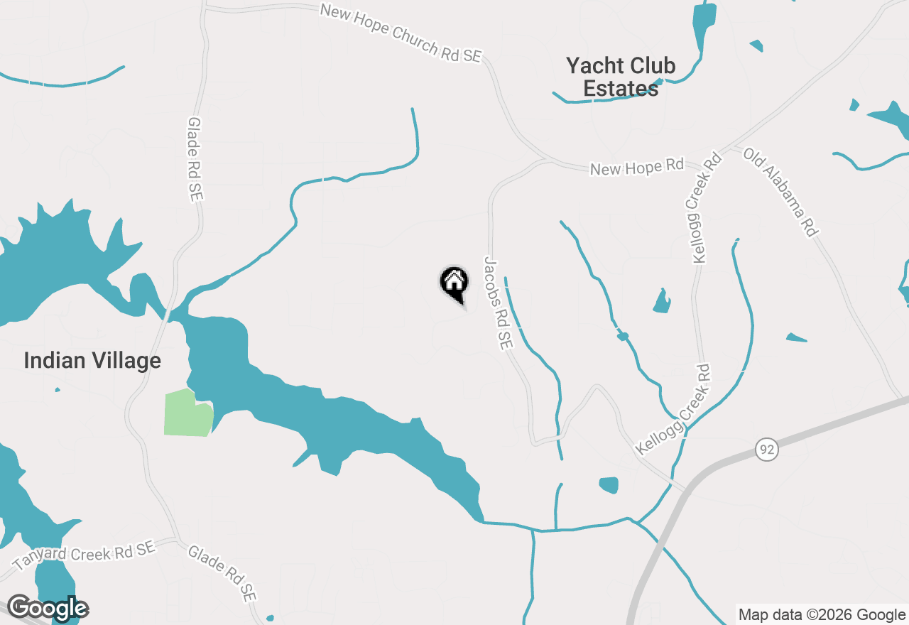 Map of 26 Boones Ridge Drive Se, Acworth, GA 30102