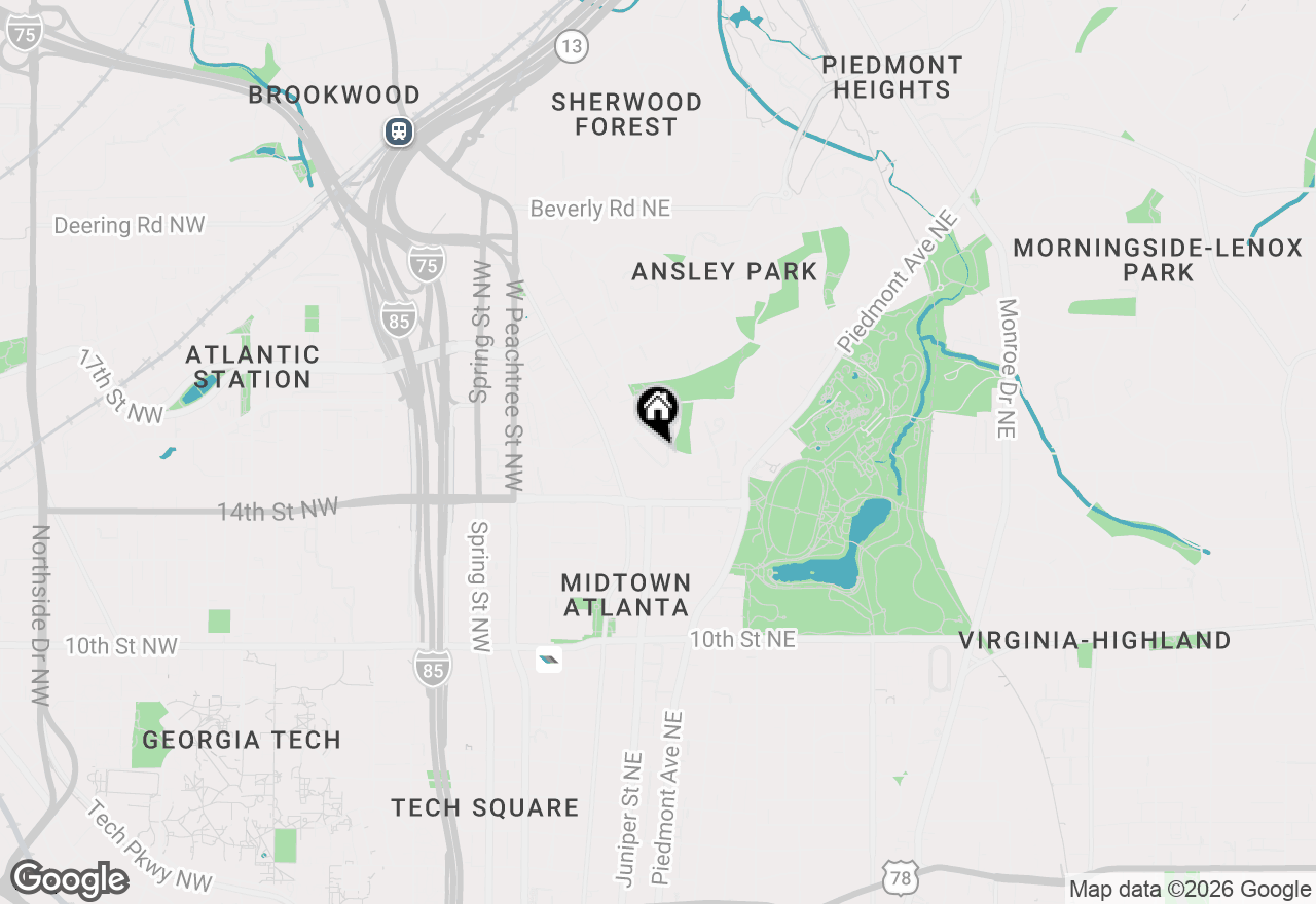 Map of 175 15th Street Ne #409, Atlanta, GA 30309