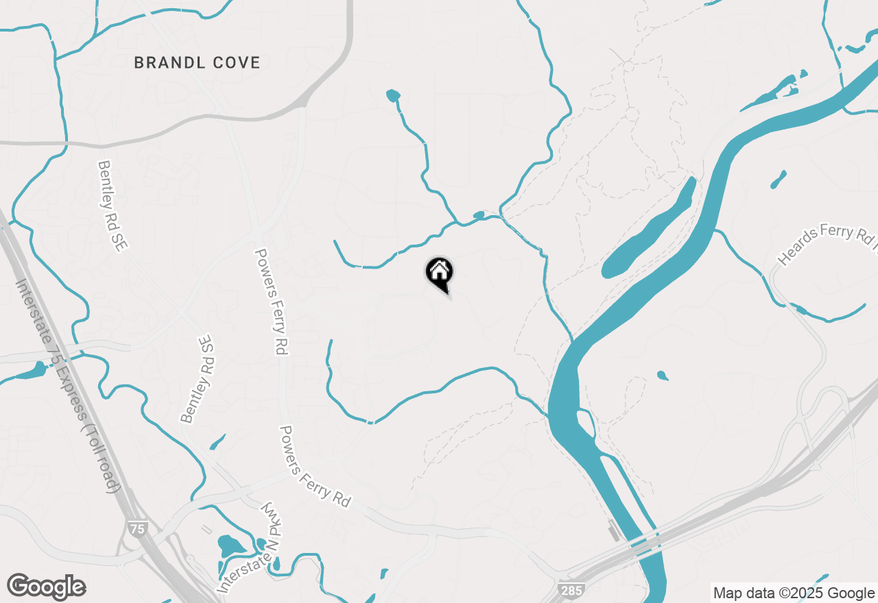 Map of 709 Abbington River Lane, Atlanta, GA 30339