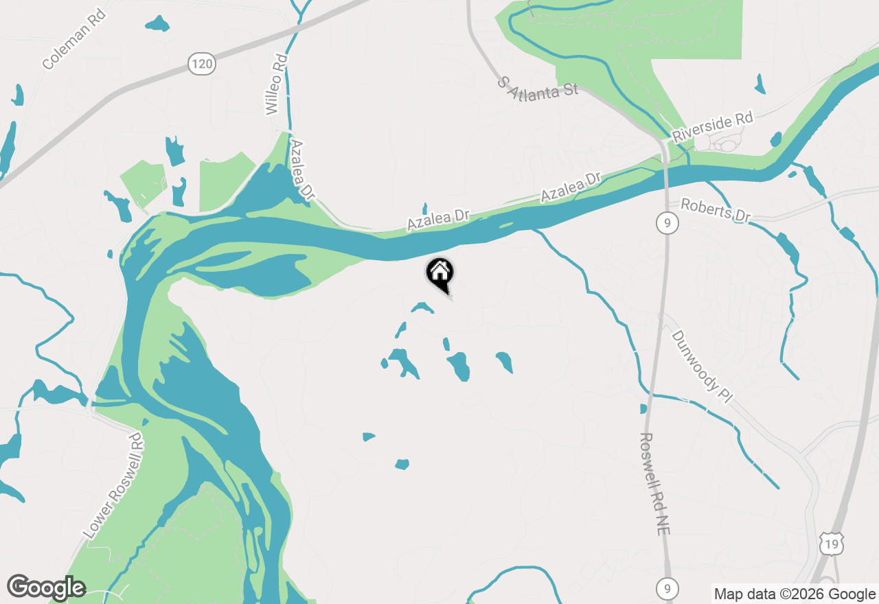 Map of 8915 Huntcliff Lake Court, Sandy Springs, GA 30350