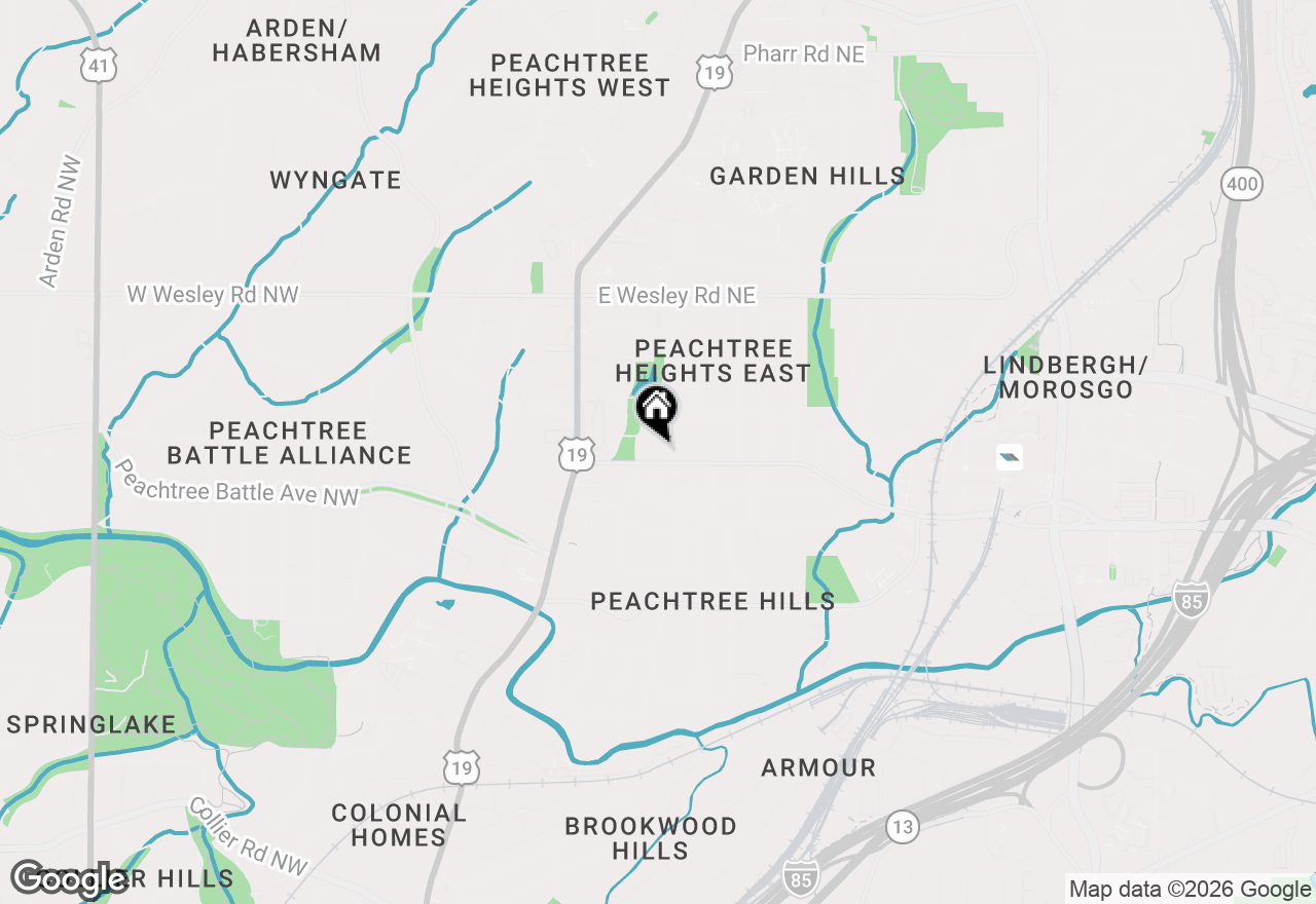 Map of 78 Lindbergh Drive Ne #100, Atlanta, GA 30305