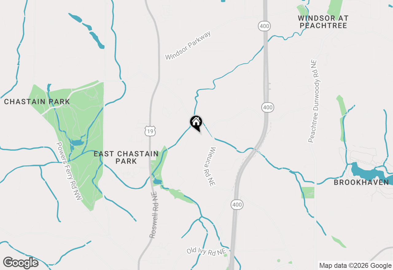 Map of 4267 Olde Mill Lane Ne, Atlanta, GA 30342