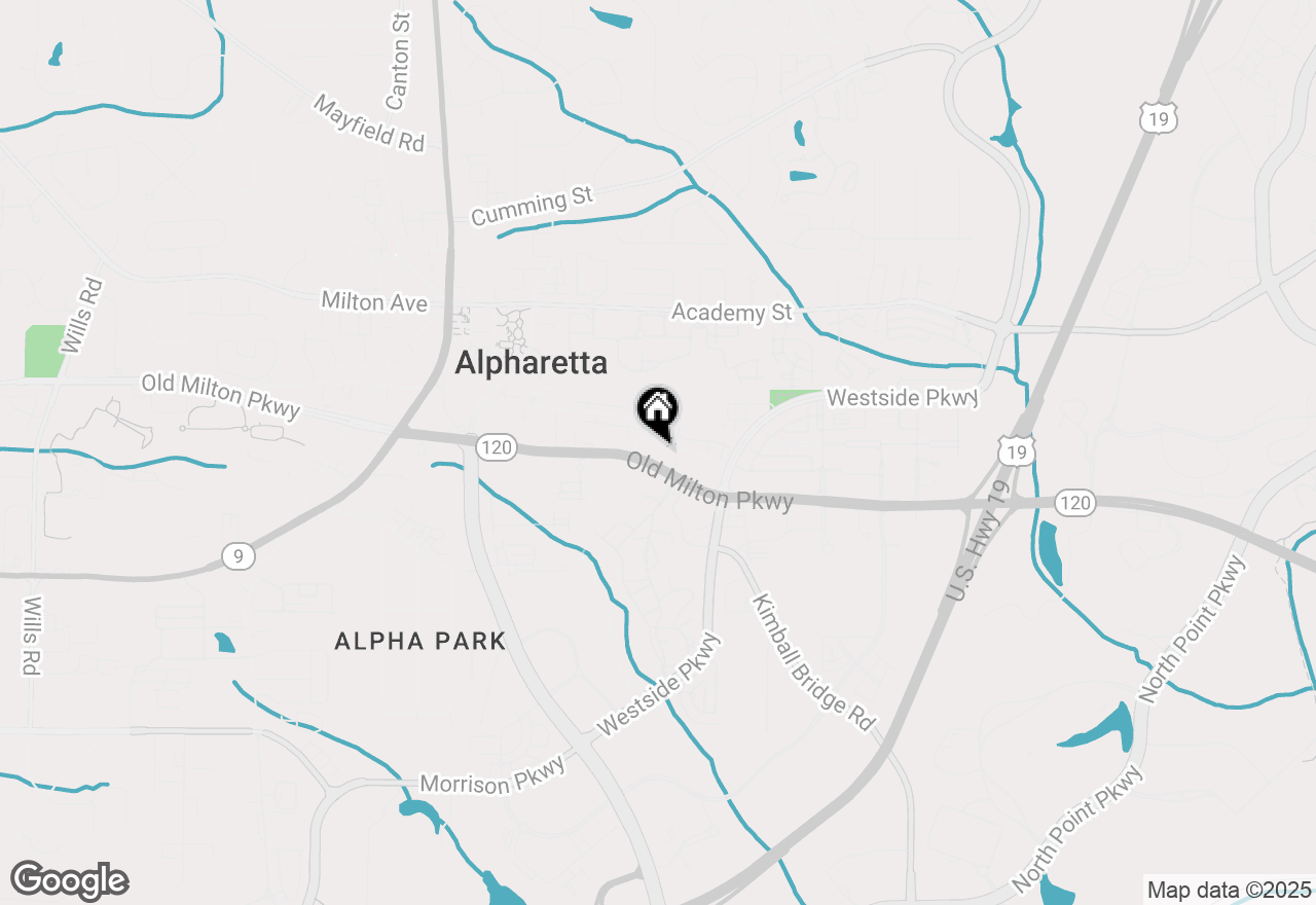 Map of 323 Concord Street, Alpharetta, GA 30009