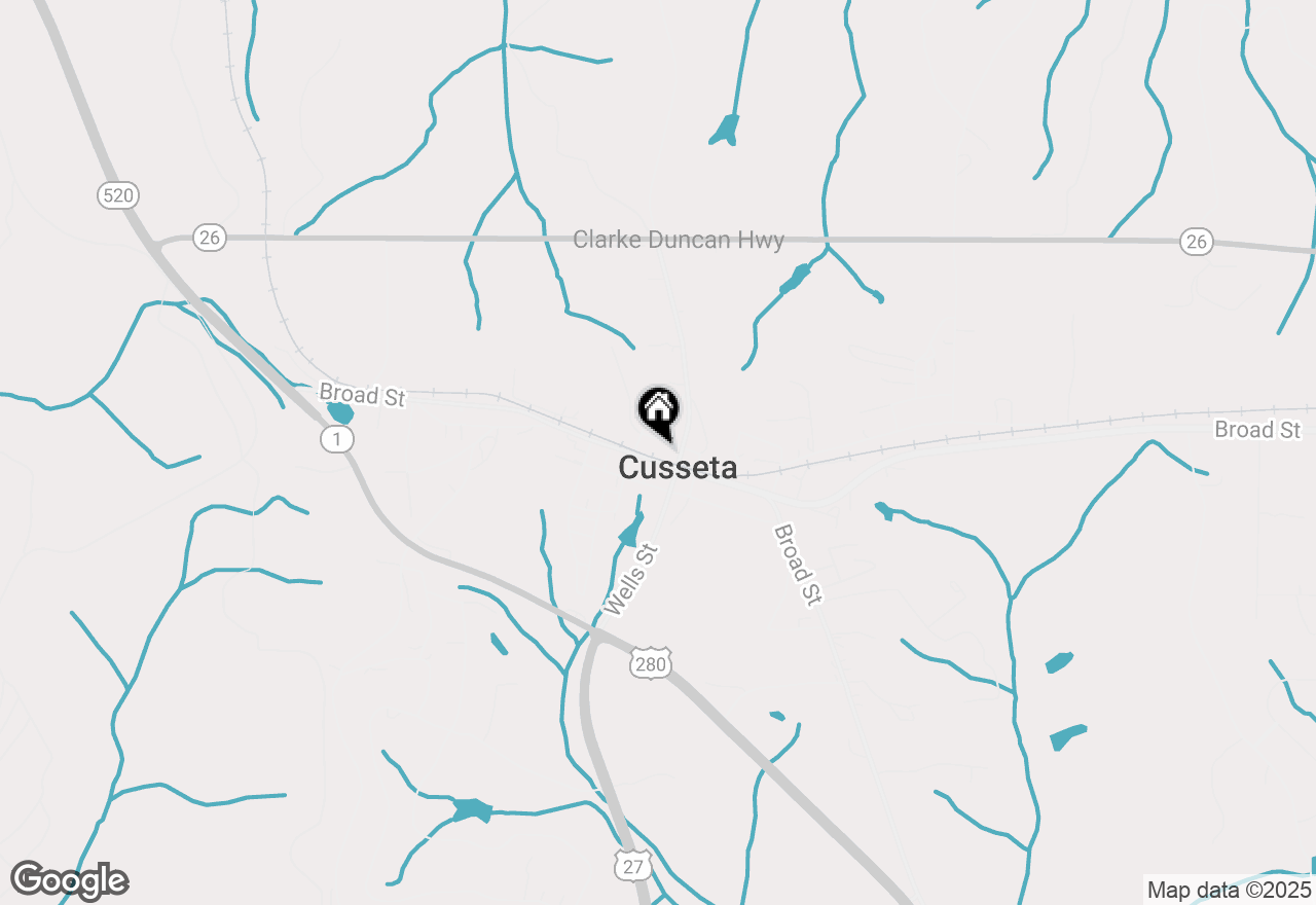 Map of 363 Broad Street, Cusseta, GA 31805