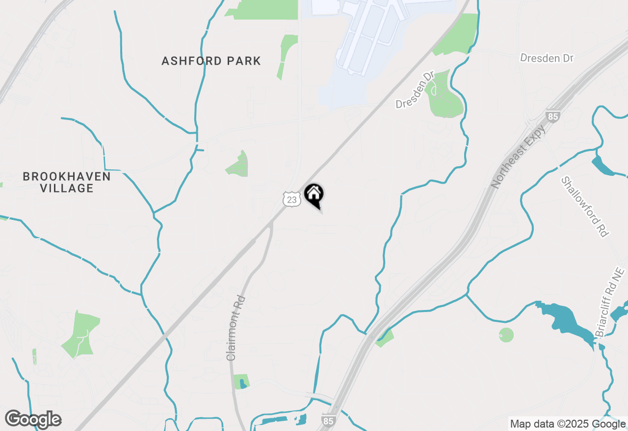 Map of 2470 Georgetown Avenue, Atlanta, GA 30345