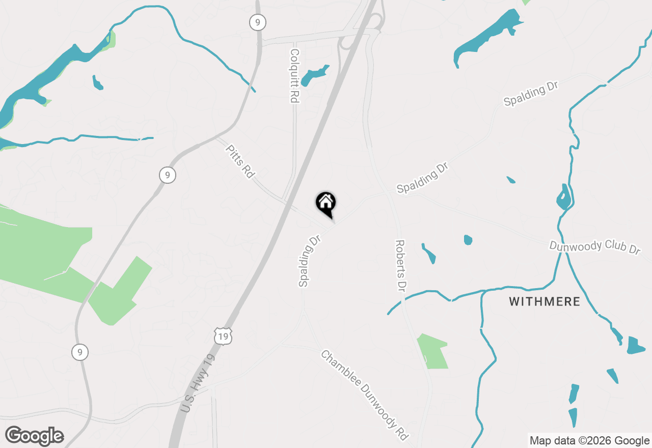 Map of 7922 Stratford Lane, Sandy Springs, GA 30350