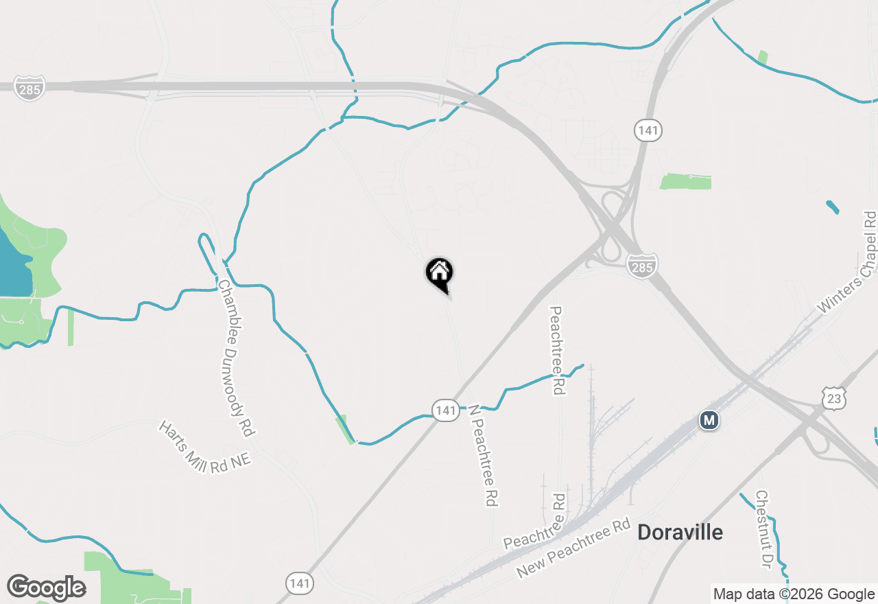 Map of 3972 N Peachtree Road, Atlanta, GA 30341
