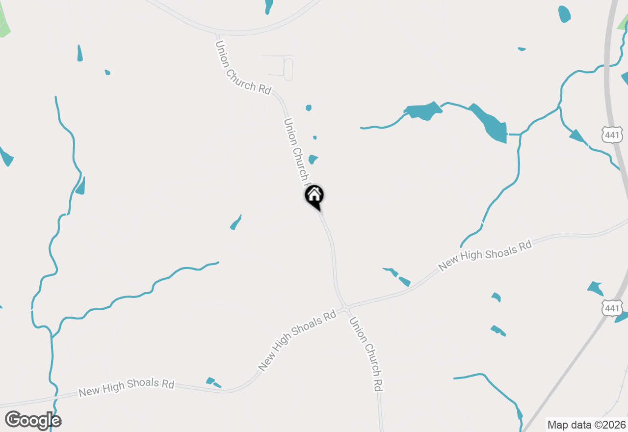 Map of 1150 Stone Road, Watkinsville, GA 30677