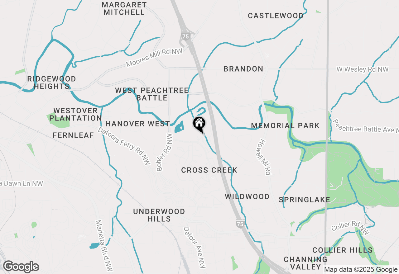 Map of 30 Chaumont Square Nw, Atlanta, GA 30327