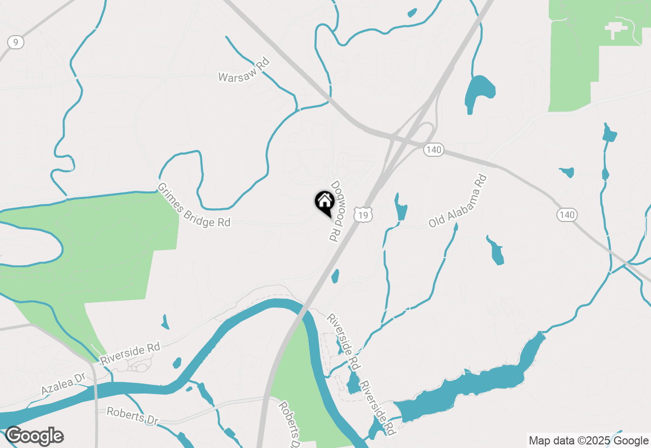 Map of 305 Vickery Way, Roswell, GA 30075