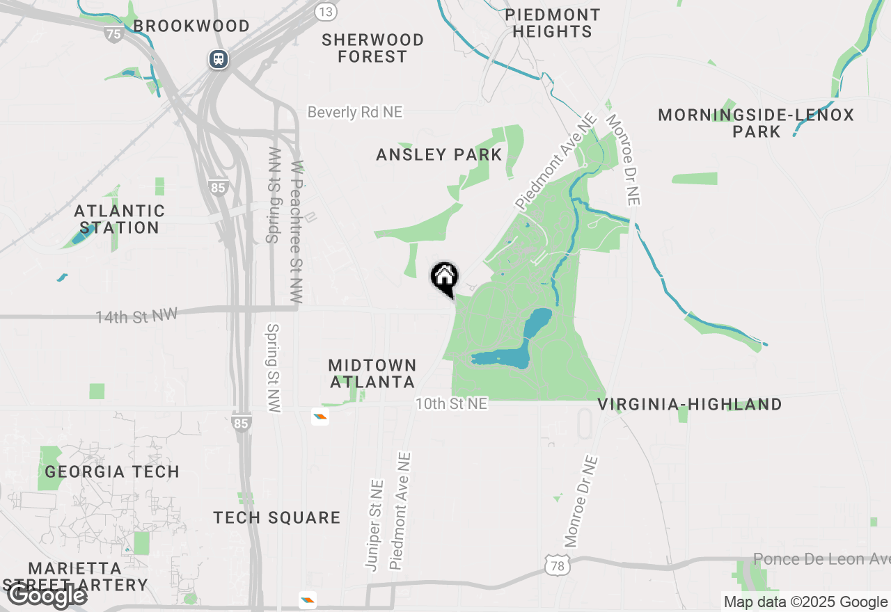 Map of 272 14th Street Ne #23, Atlanta, GA 30309