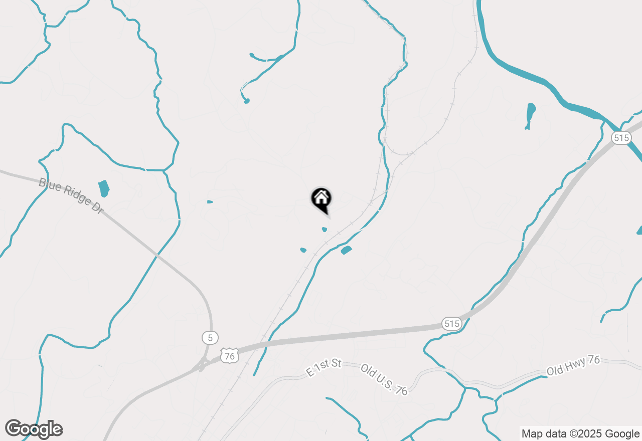 Map of 1201 Ada Street, Blue Ridge, GA 30513