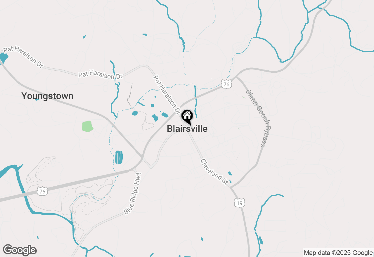 Map of 286 B & W Ranch Road, Blairsville, GA 30512