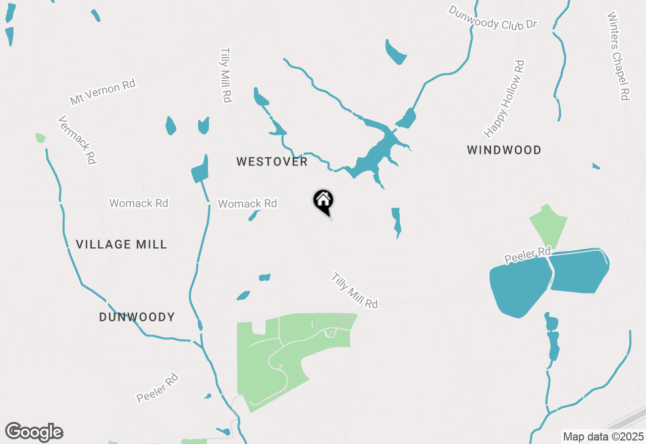 Map of 2219 Spring Mill Cove, Dunwoody, GA 30338