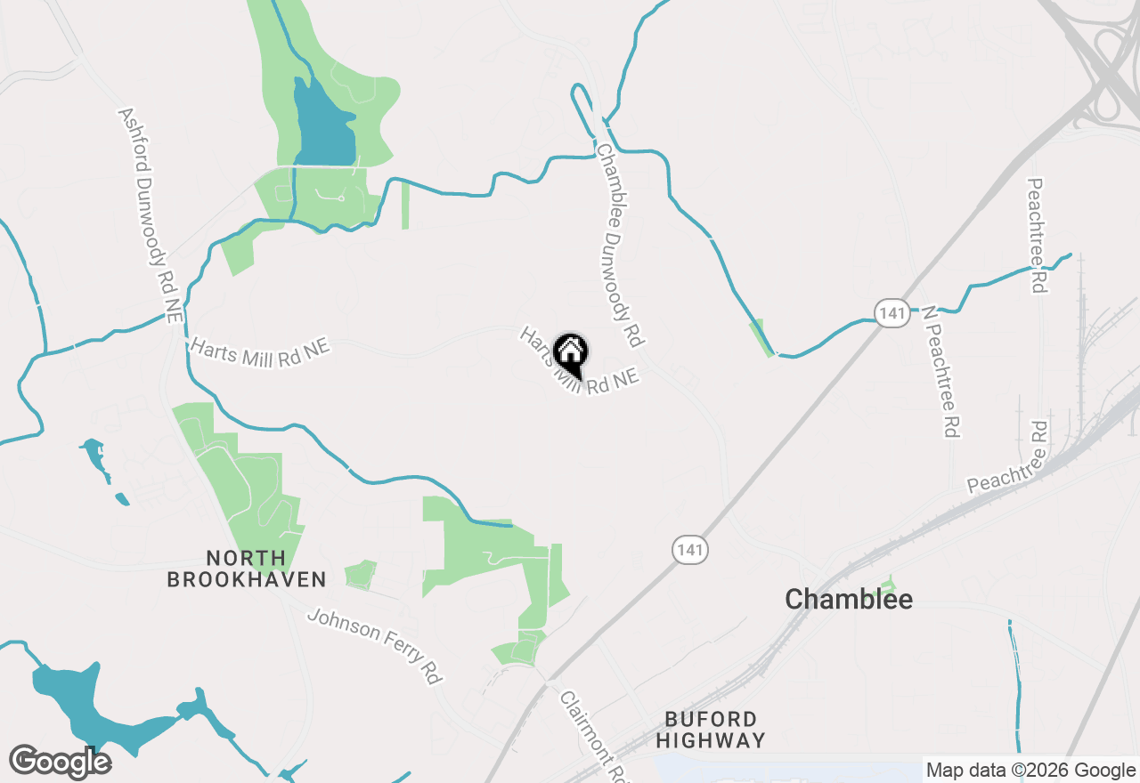 Map of 3912 Donaldson Drive, Atlanta, GA 30341