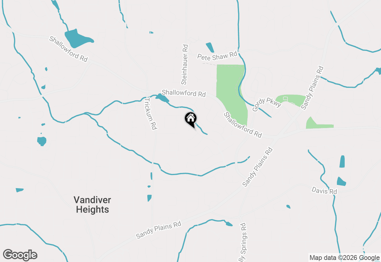 Map of 2950 Perrington Place, Marietta, GA 30066