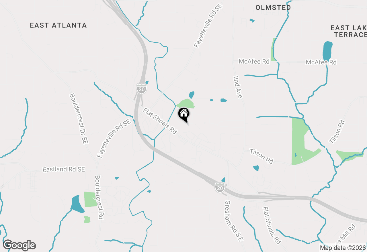 Map of 1702 Valencia Road, Decatur, GA 30032