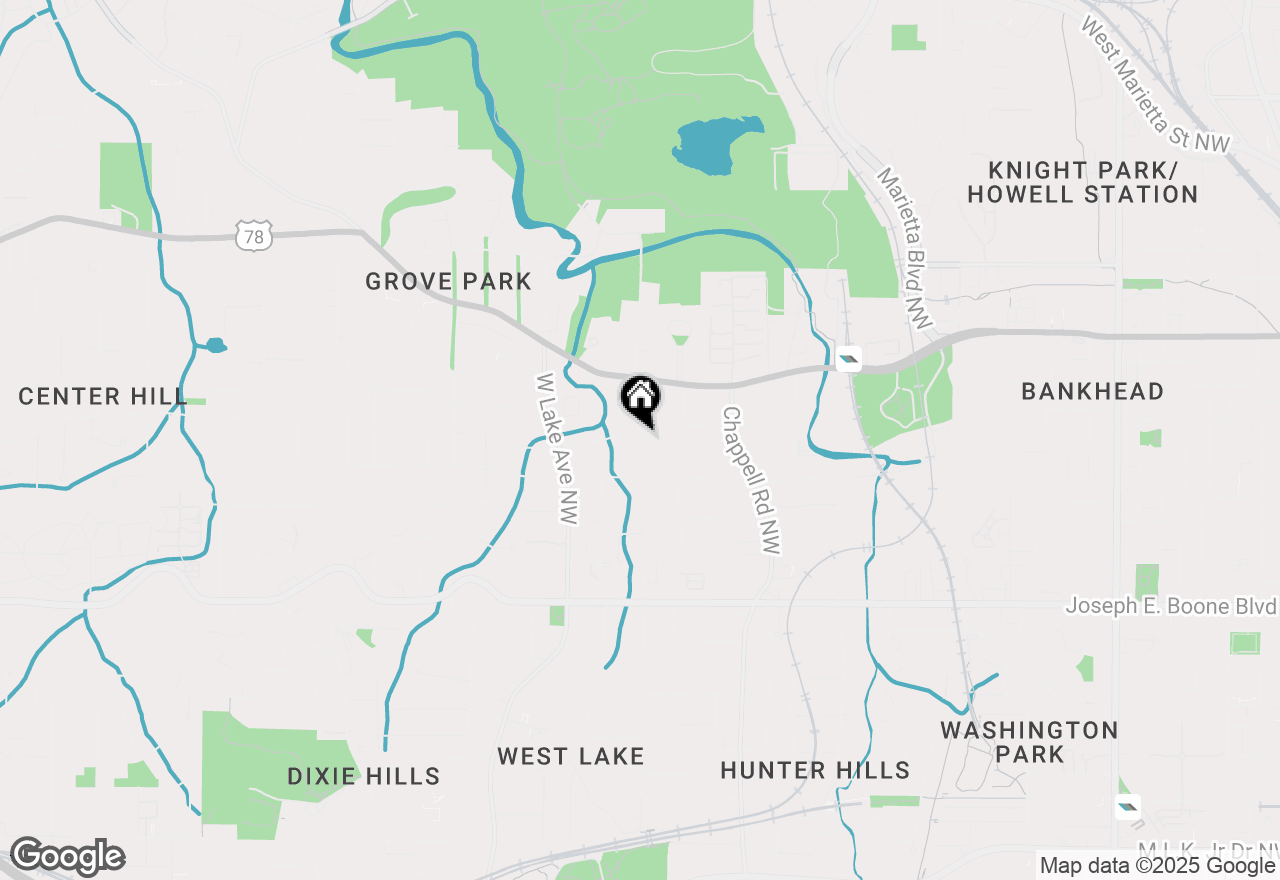 Map of 520 Holly Street Nw, Atlanta, GA 30318